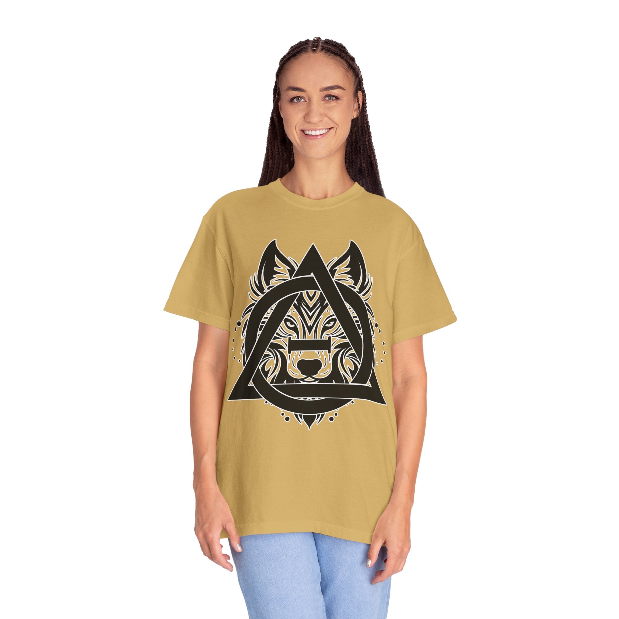 Therian Theta Delta Wolf Theriotype T-Shirt, Unisex Comfort Colors Shirt, Quality Tee