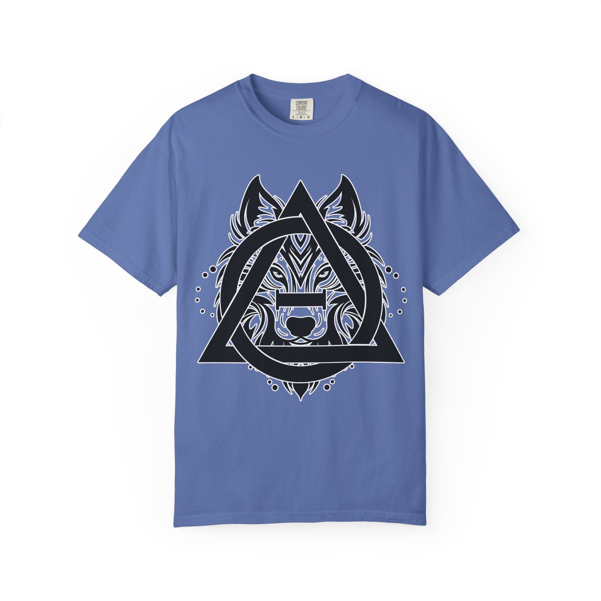 Therian Theta Delta Wolf Theriotype T-Shirt, Unisex Comfort Colors Shirt, Quality Tee