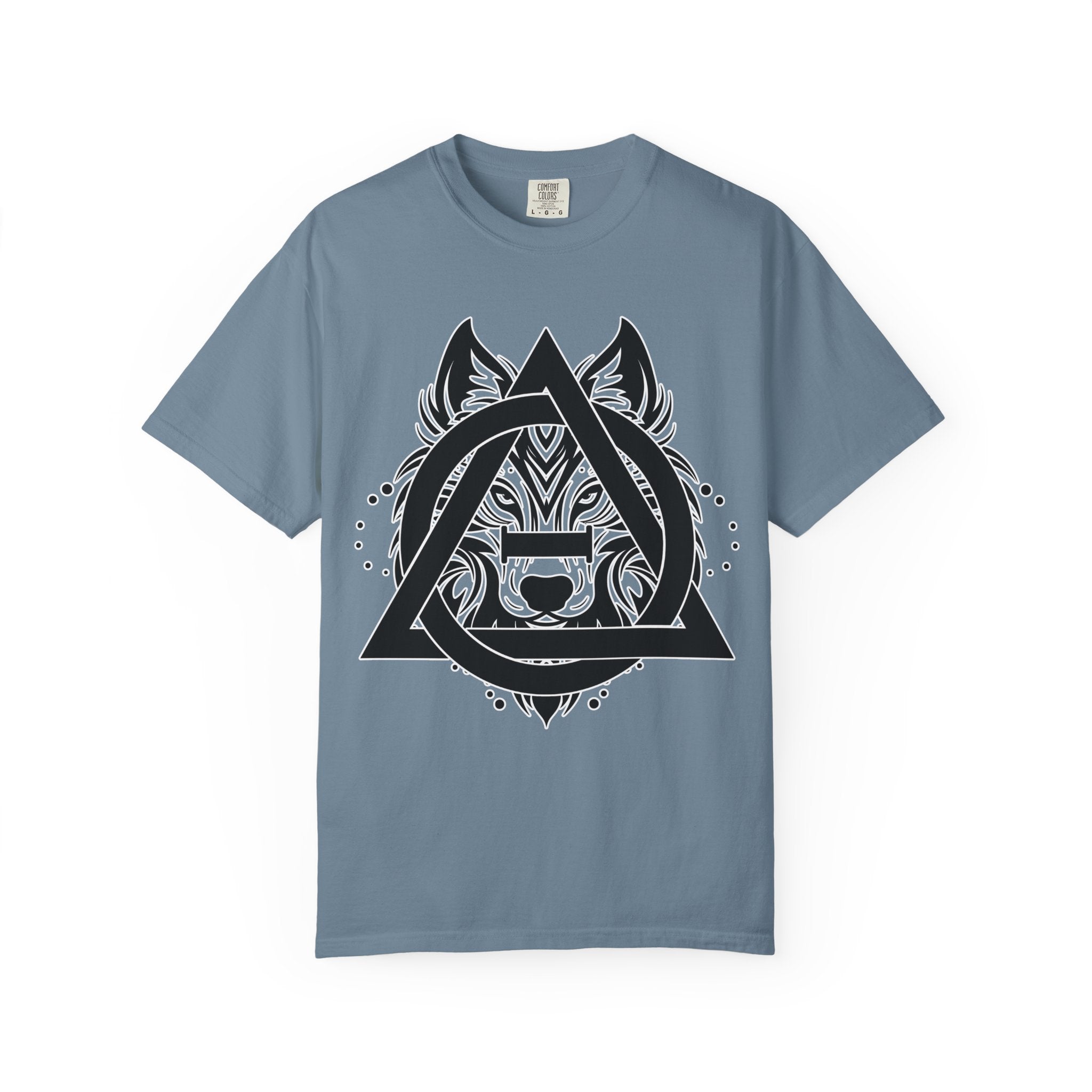 Therian Theta Delta Wolf Theriotype T-Shirt, Unisex Comfort Colors Shirt, Quality Tee