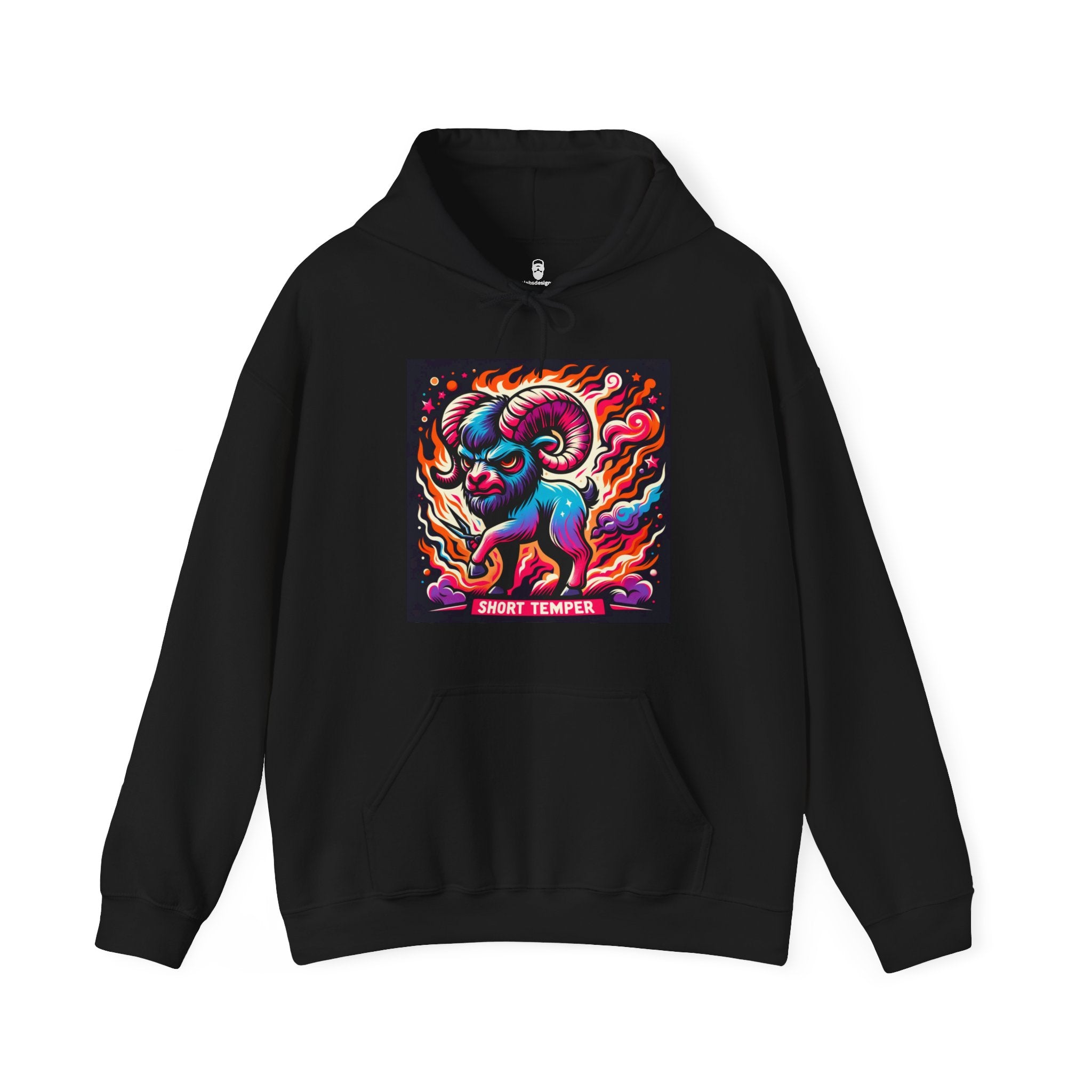 Aries Temper Flare - Zodiac Humor Hoodie