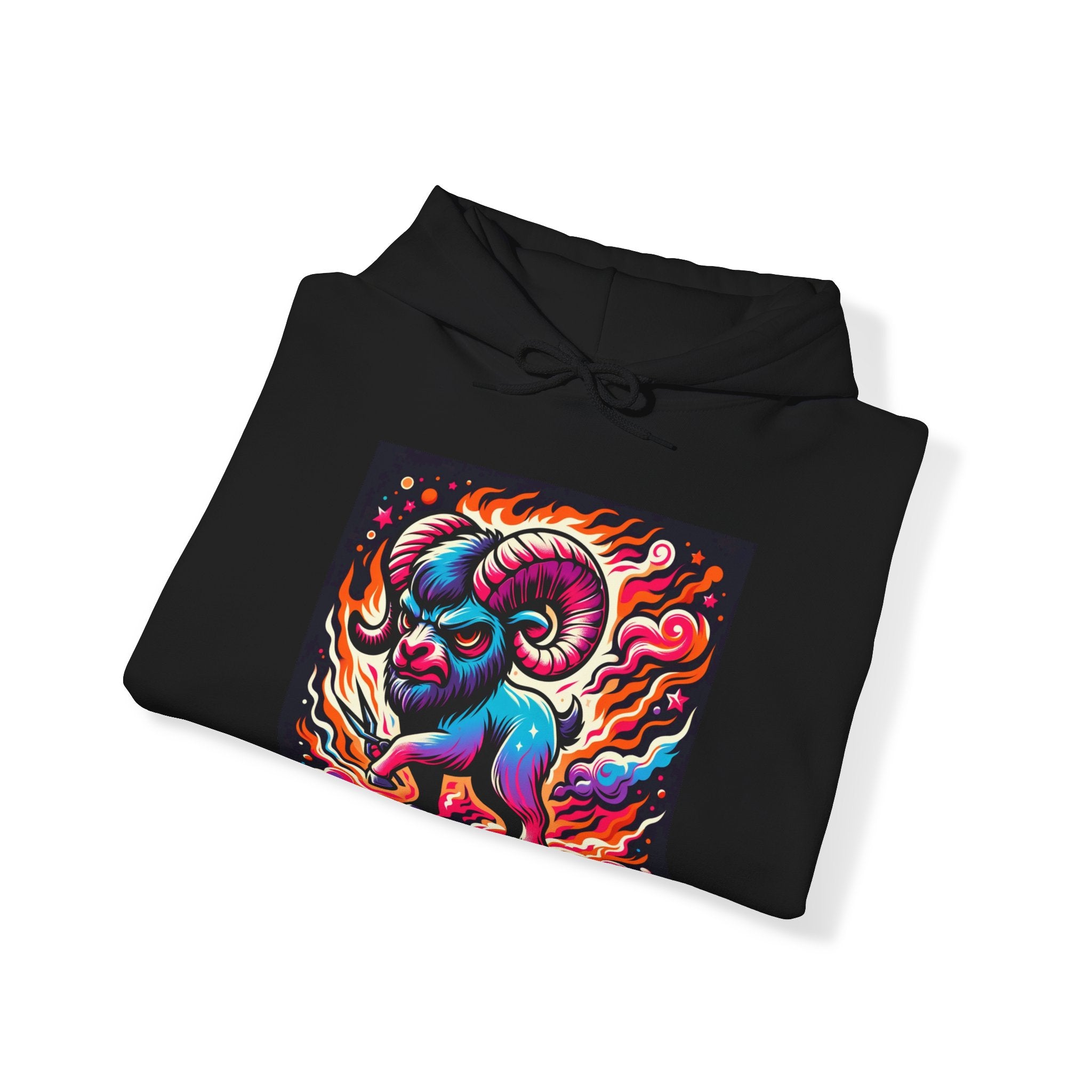 Aries Temper Flare - Zodiac Humor Hoodie
