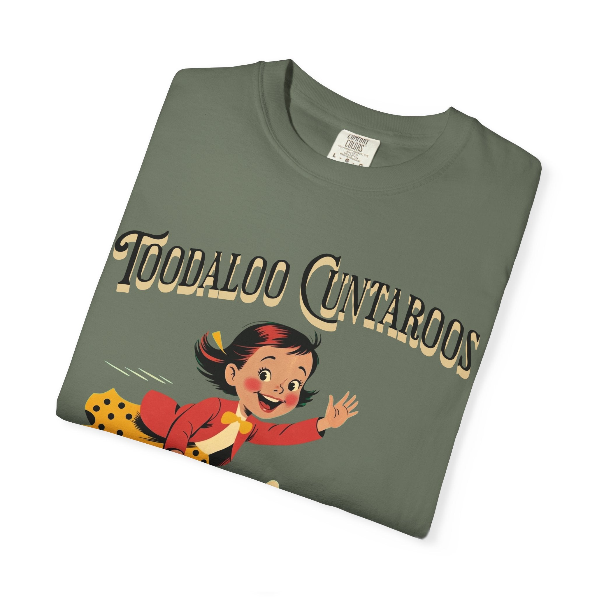 Toodaloo Cantarous Girl on Bicycle T-shirt | Retro Cartoon Bike Tee