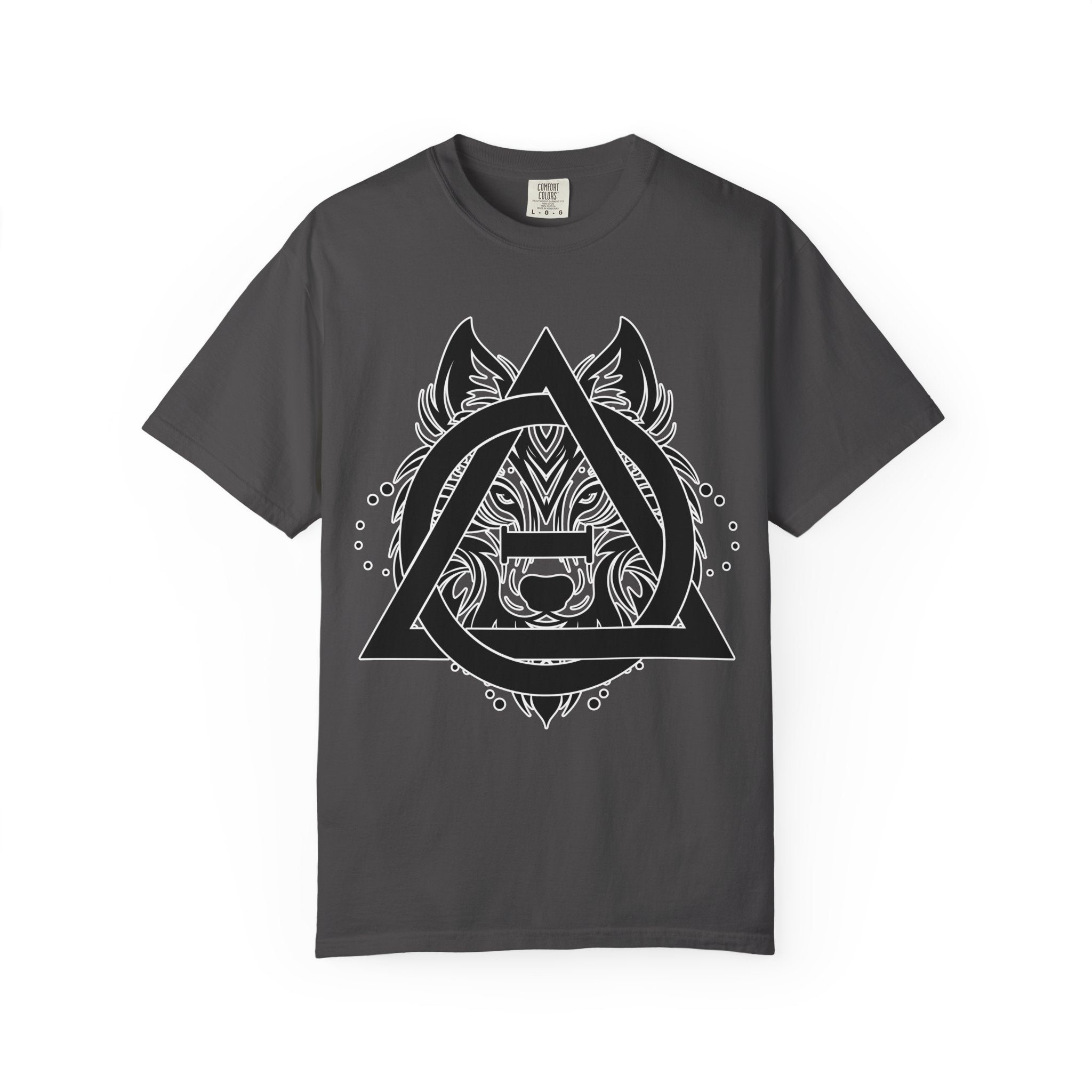 Therian Theta Delta Wolf Theriotype T-Shirt, Unisex Comfort Colors Shirt, Quality Tee