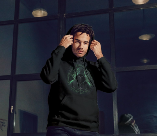 Matrix Code Hacker Hoodie - Ultimate Cyber Expert Gear